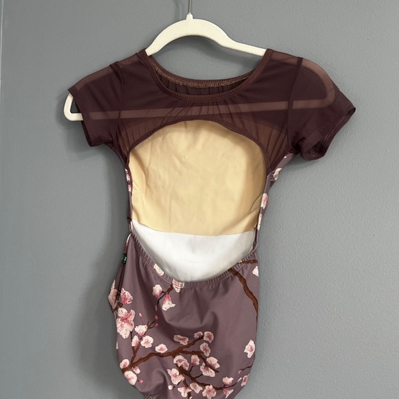 Lucky Leo Custom Cherry Blossom Open Back Leo - Picture 3 of 3